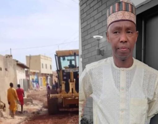 Mazauna Gobirawa sun buƙaci Hon. Aliyu Madakin Gini ya ƙarasa aikin titin Farin bene zuwa Babban layi